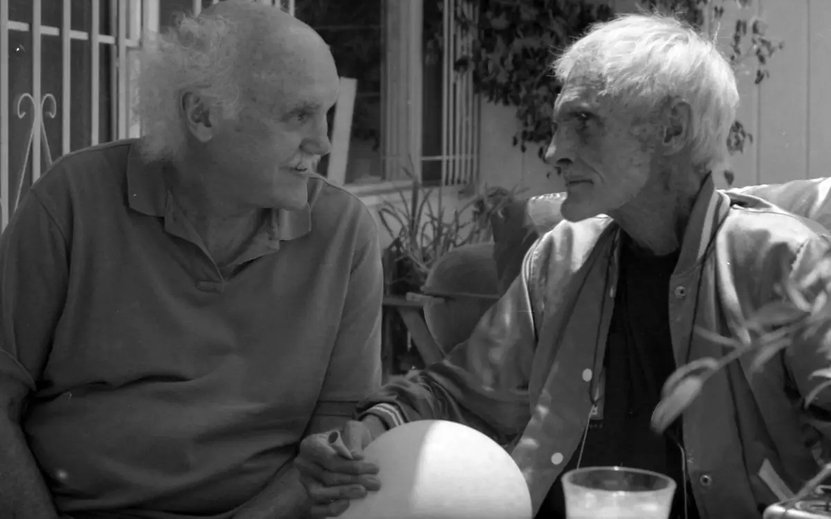 Timothy Leary and Richard Alpert (Ram Dass), photographed together later in life